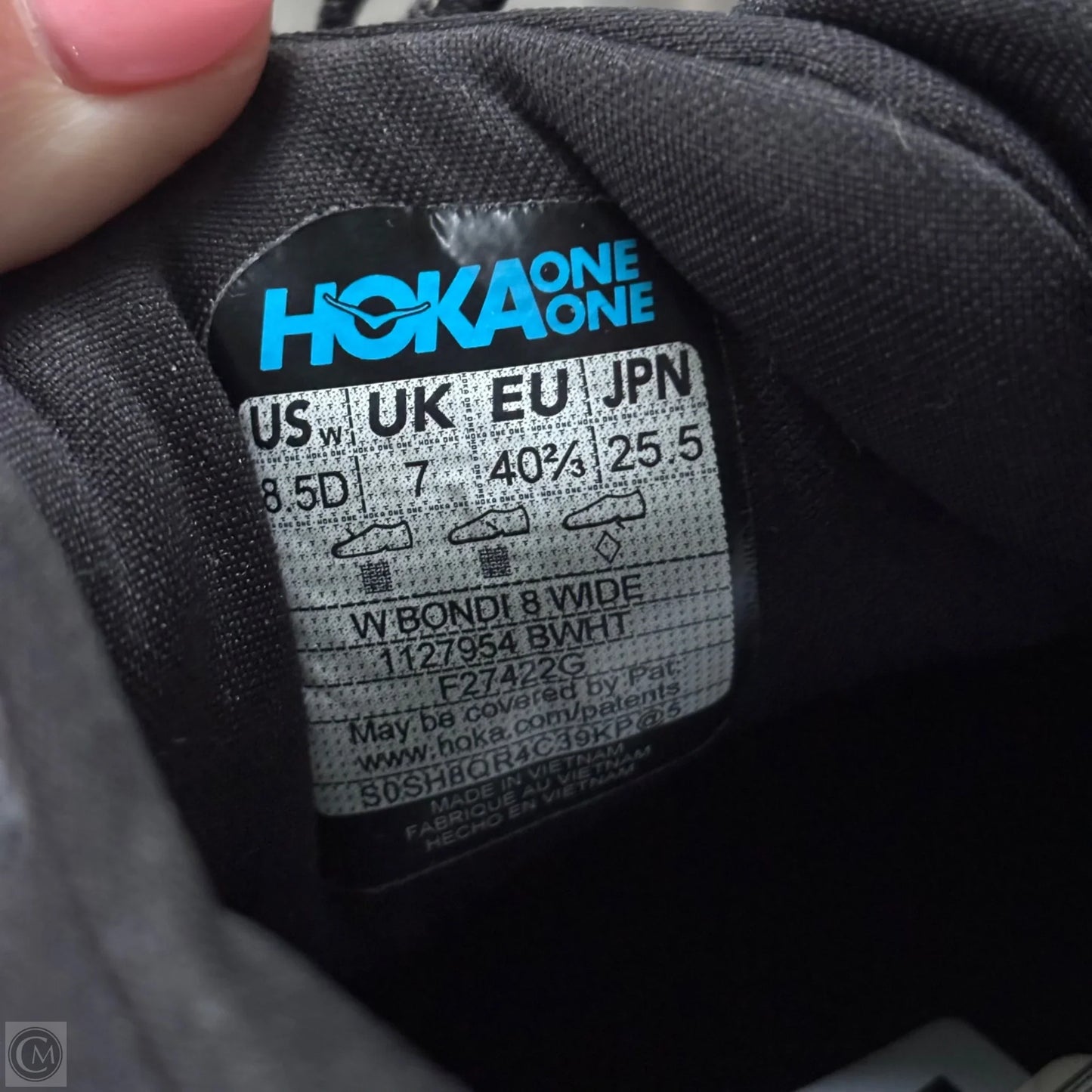 Shoes Athletic By Hoka In Black, Size: 8.5