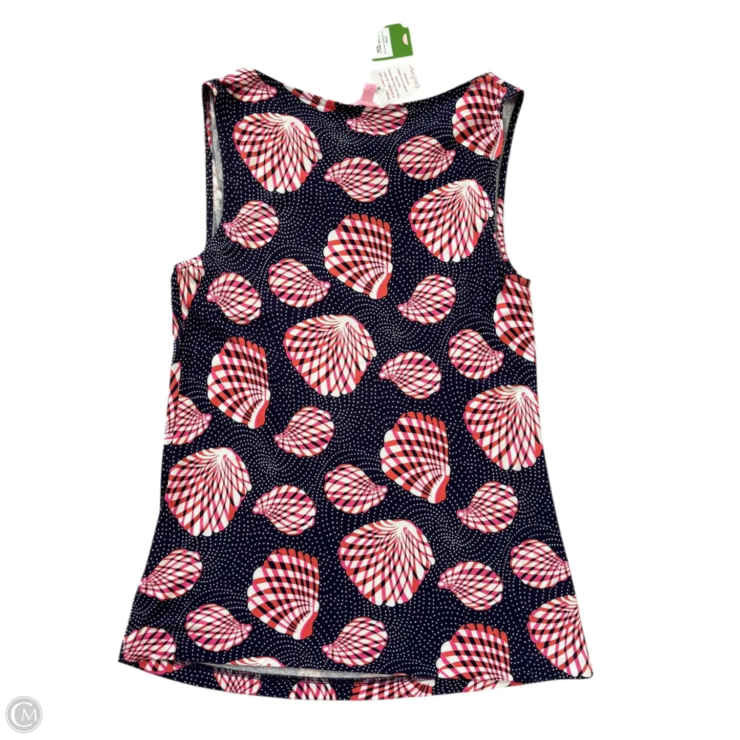 Top Sleeveless Designer By Lilly Pulitzer In Nautical Print, Size: L