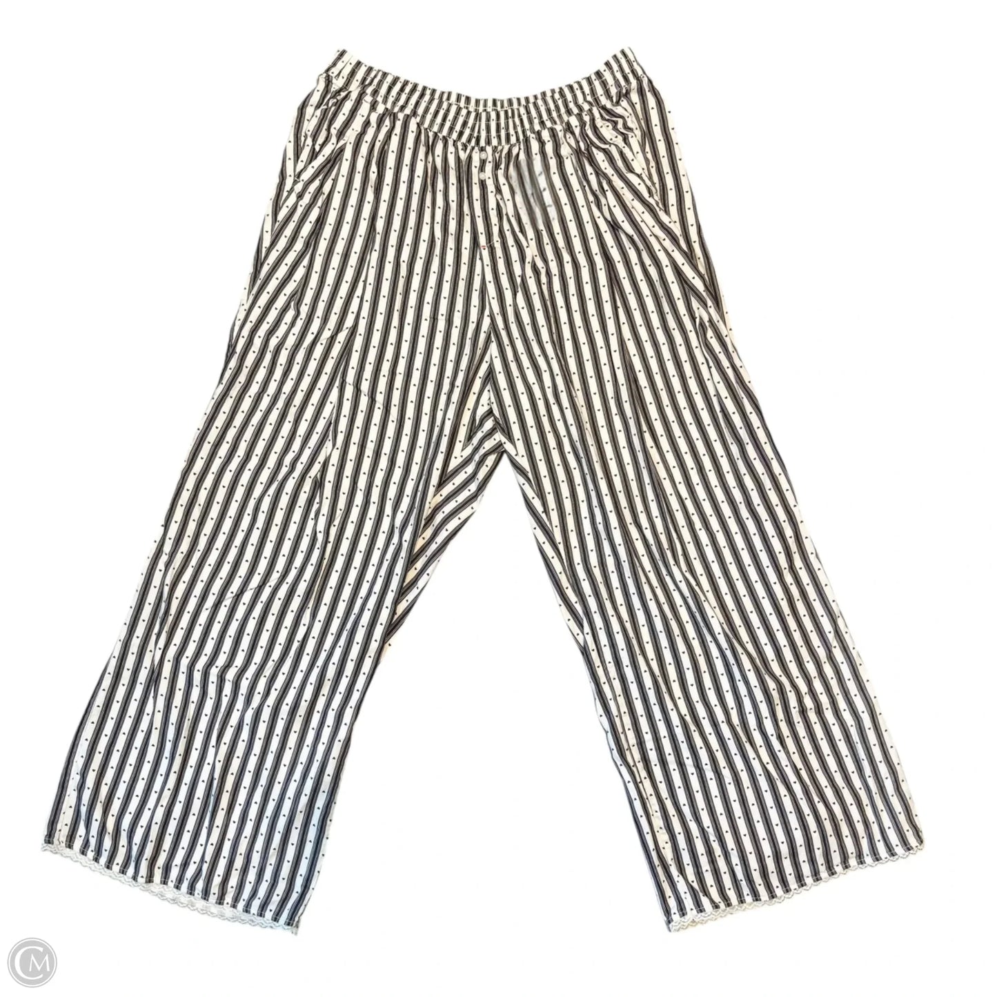 Pants Lounge By Aerie In Striped Pattern, Size: Xl