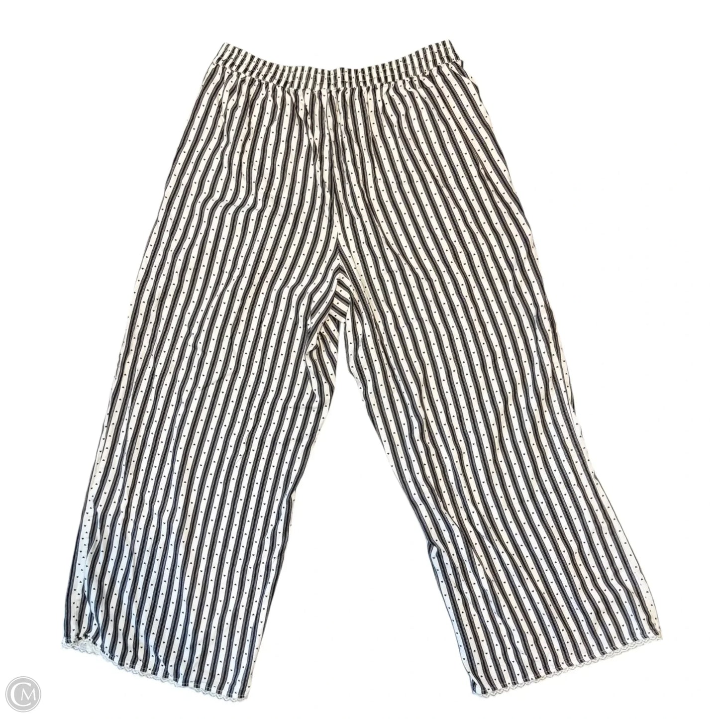 Pants Lounge By Aerie In Striped Pattern, Size: Xl