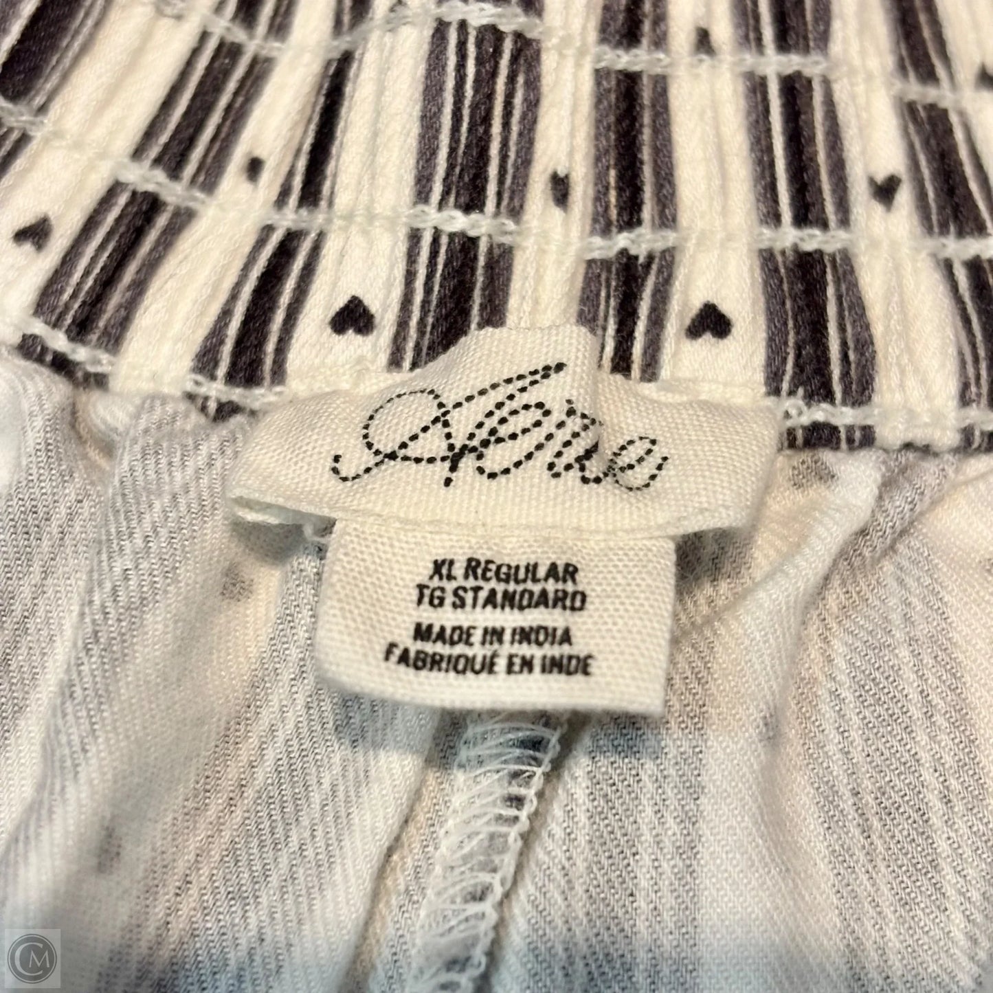 Pants Lounge By Aerie In Striped Pattern, Size: Xl