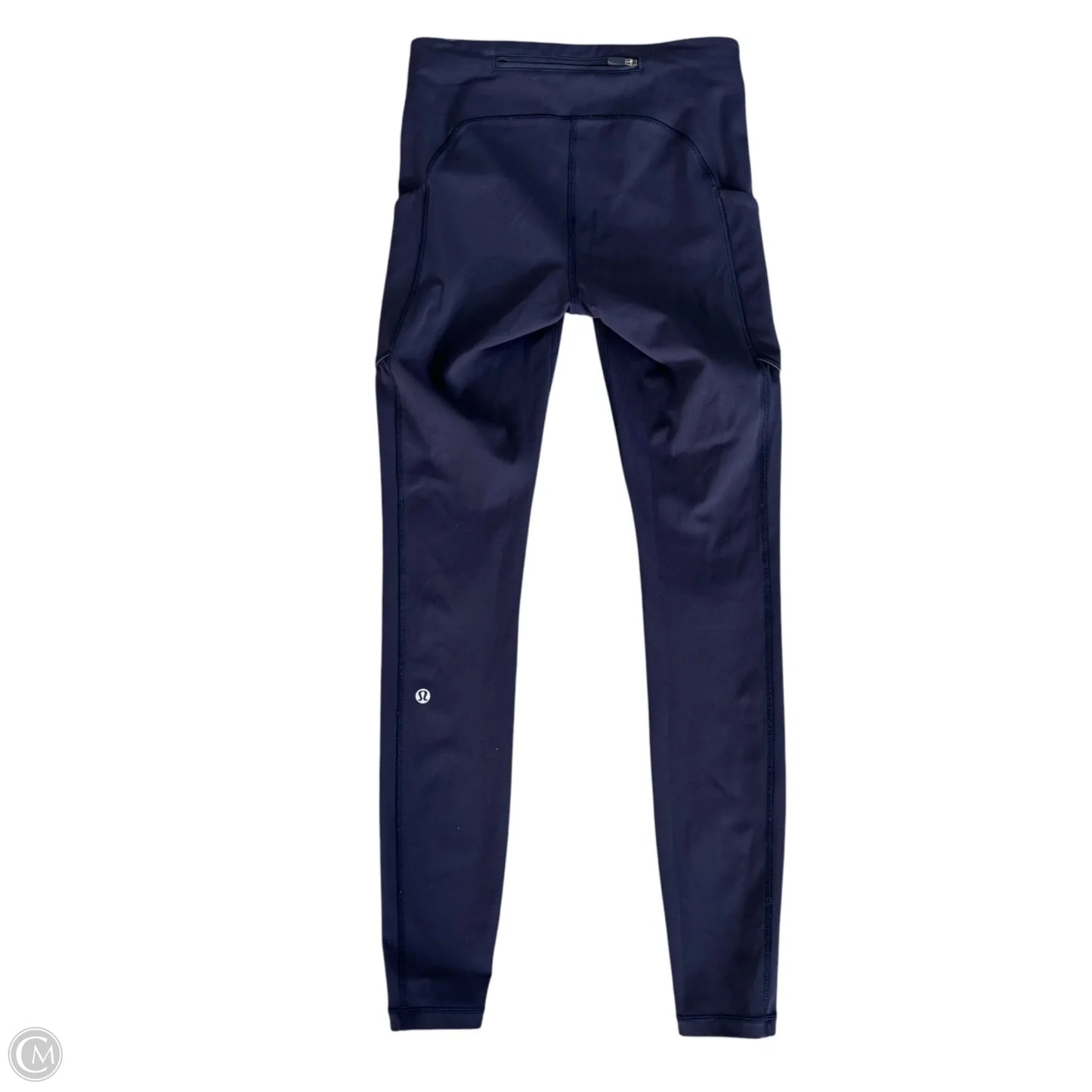 Athletic Leggings By Lululemon In Navy, Size: 4