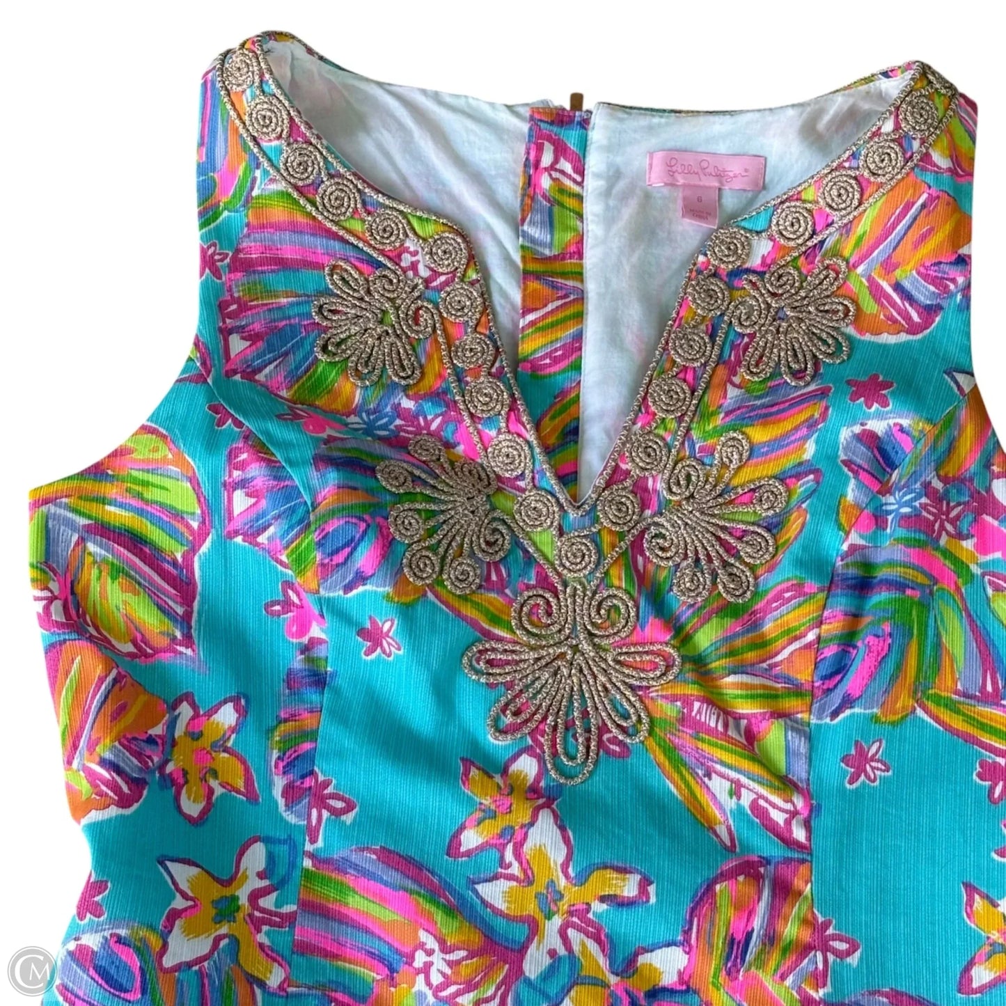 Dress Designer By Lilly Pulitzer In Floral Print, Size: S