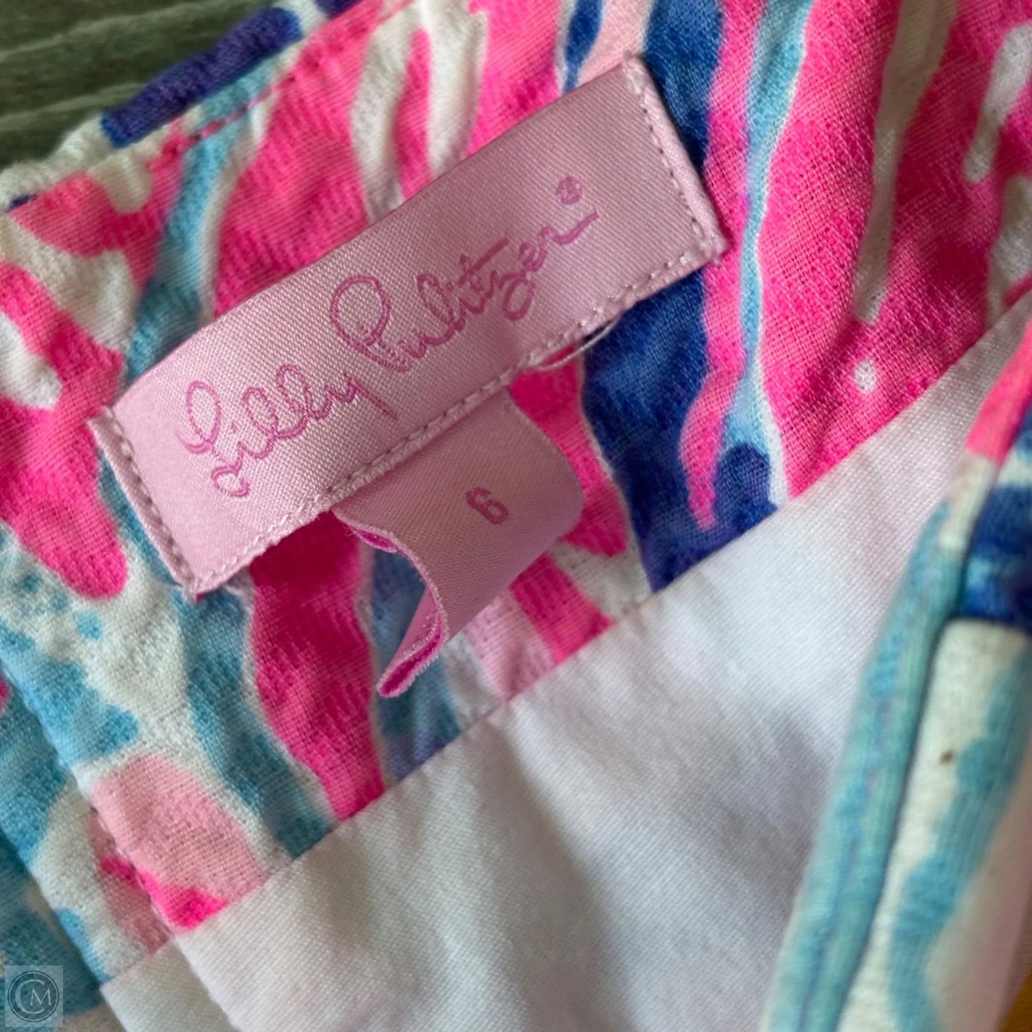 Skort Designer By Lilly Pulitzer In Floral Print, Size: 6