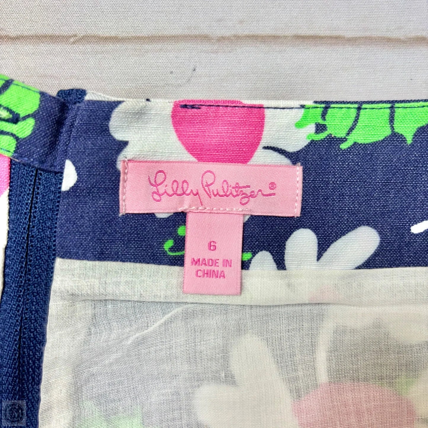 Skirt Designer By Lilly Pulitzer In Navy, Size: 6
