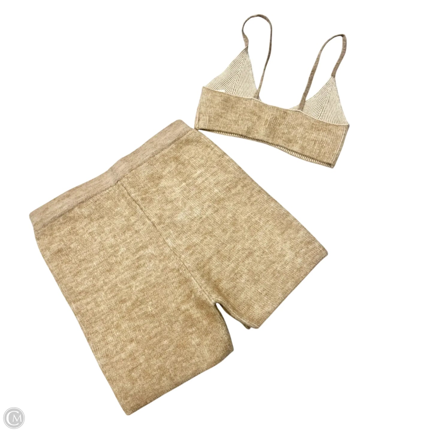 Shorts 2pc Luxury Designer By Jacquemus In Tan, Size: S