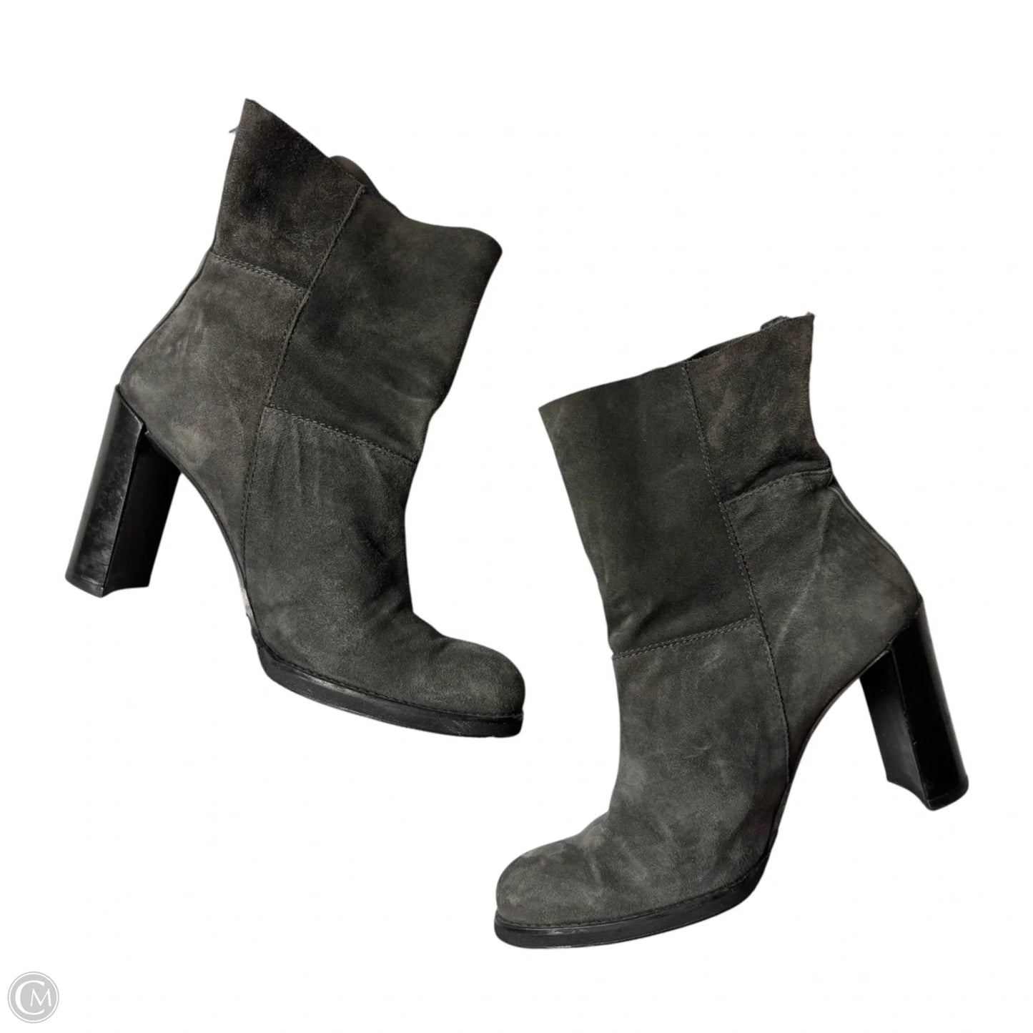 Boots Designer By Stuart Weitzman In Grey, Size: 7.5