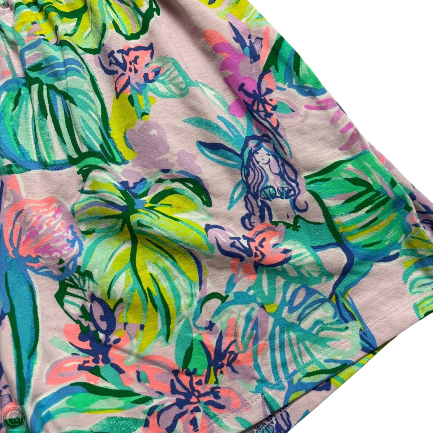 Romper Designer By Lilly Pulitzer In Floral Print, Size: S