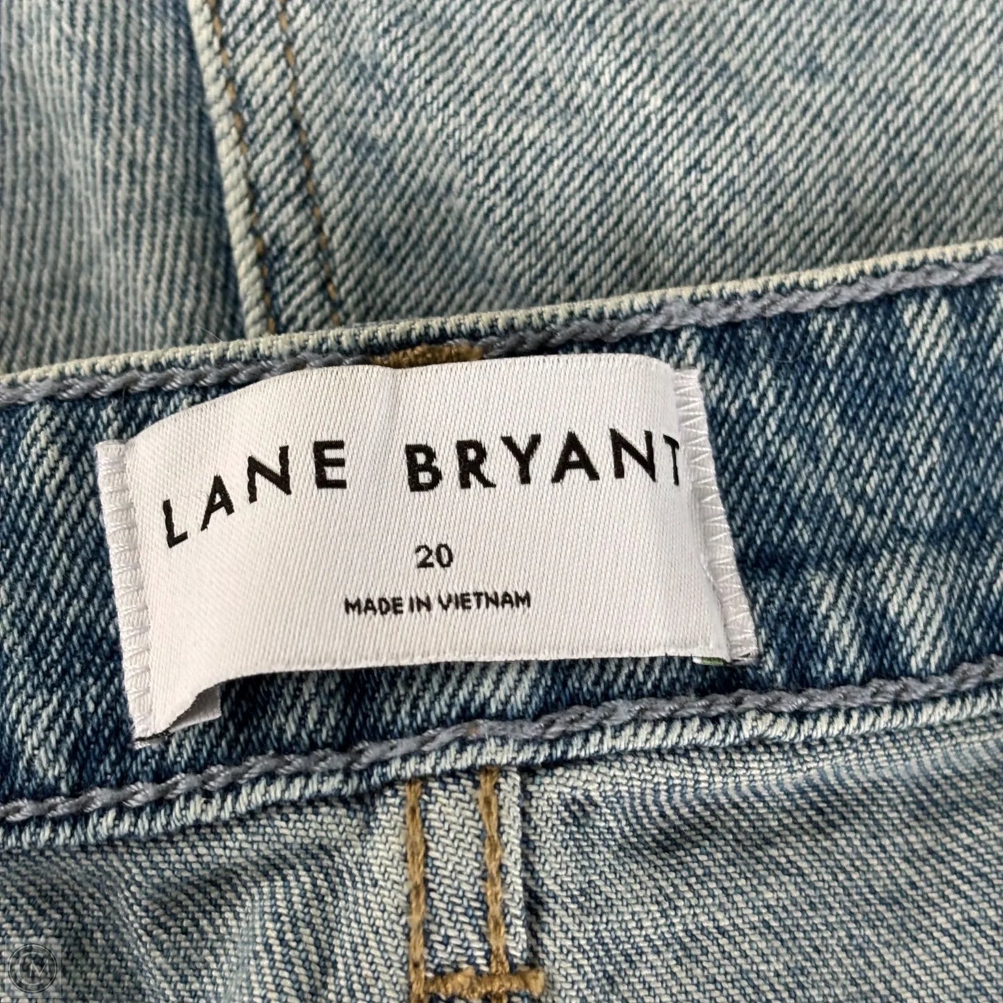 Jeans Straight By Lane Bryant In Blue Denim, Size: 20