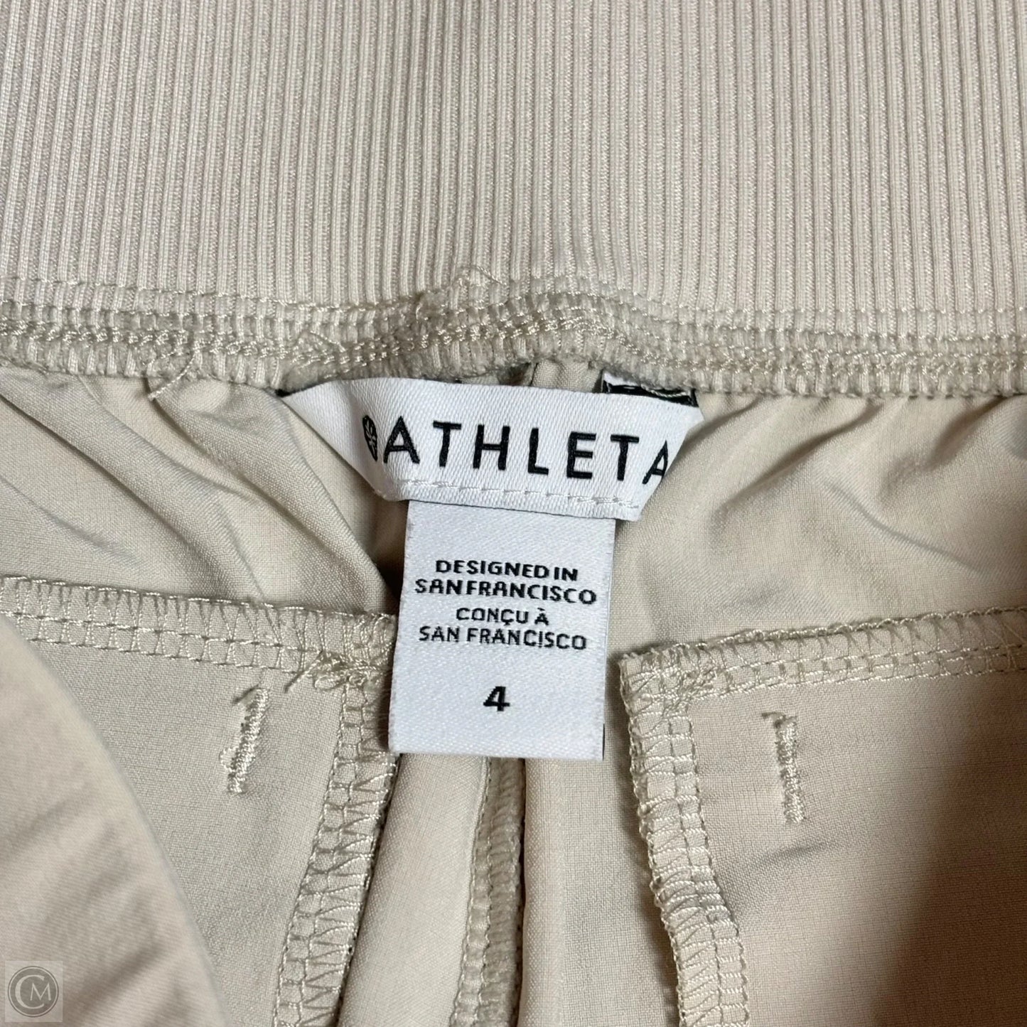 Athletic Pants By Athleta In Tan, Size: 4
