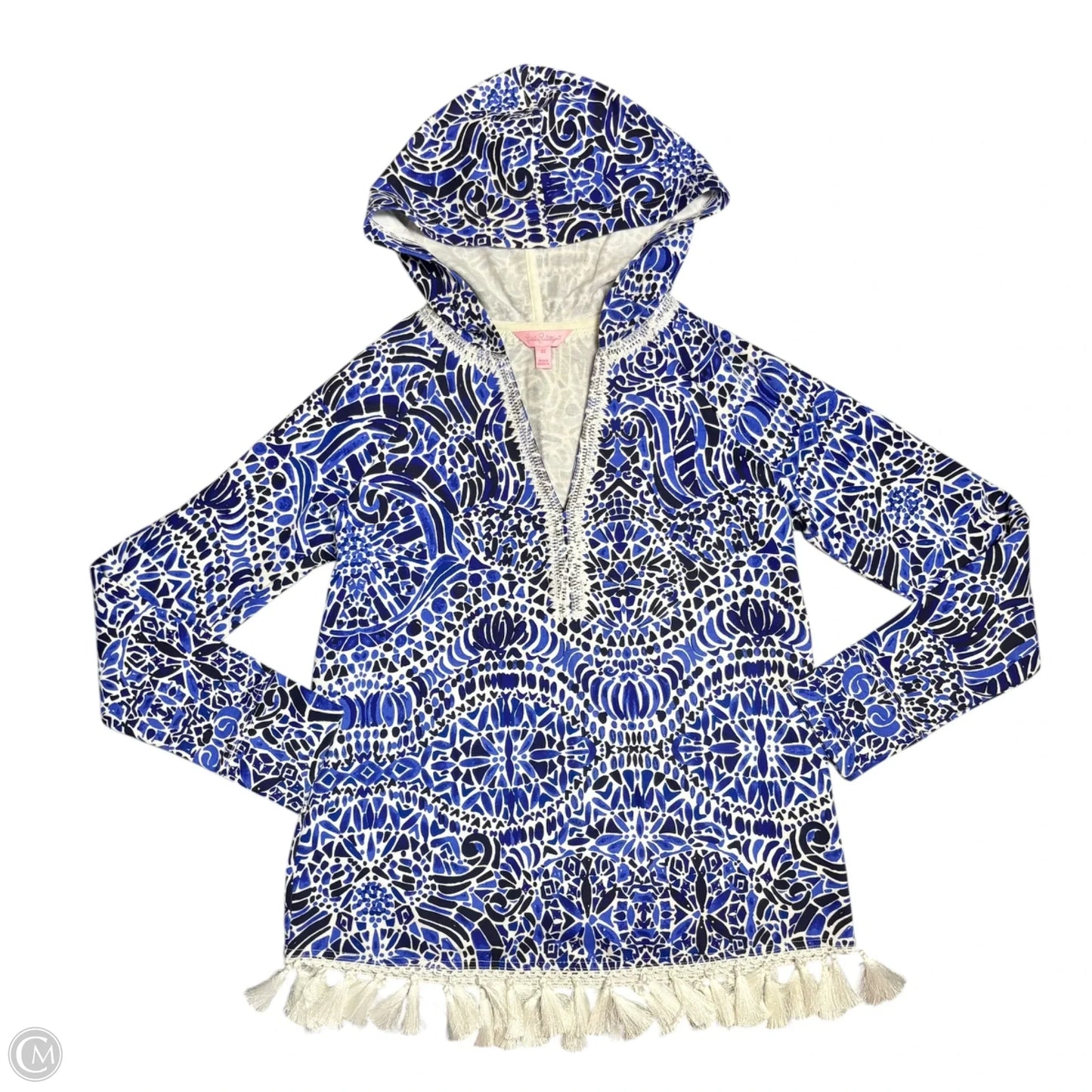 Top Long Sleeve Designer By Lilly Pulitzer In Navy, Size: Xs