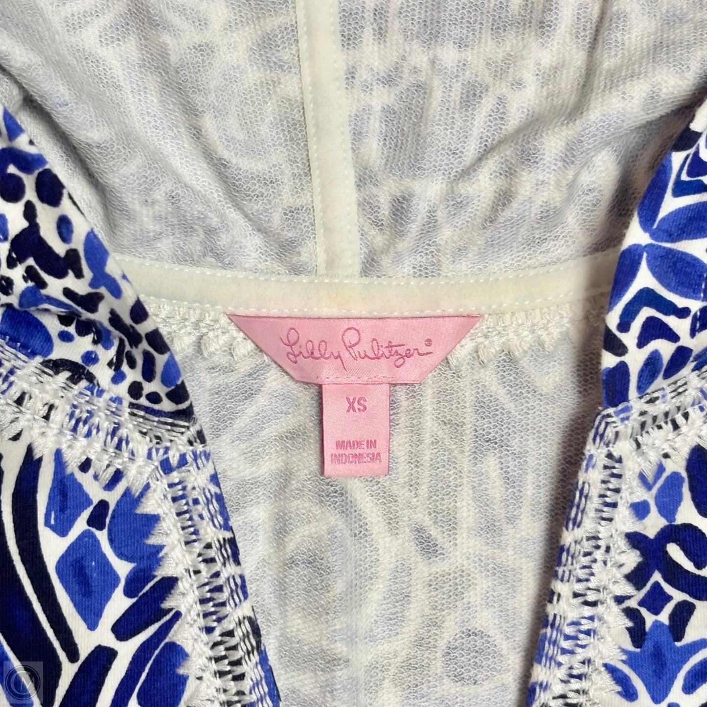 Top Long Sleeve Designer By Lilly Pulitzer In Navy, Size: Xs