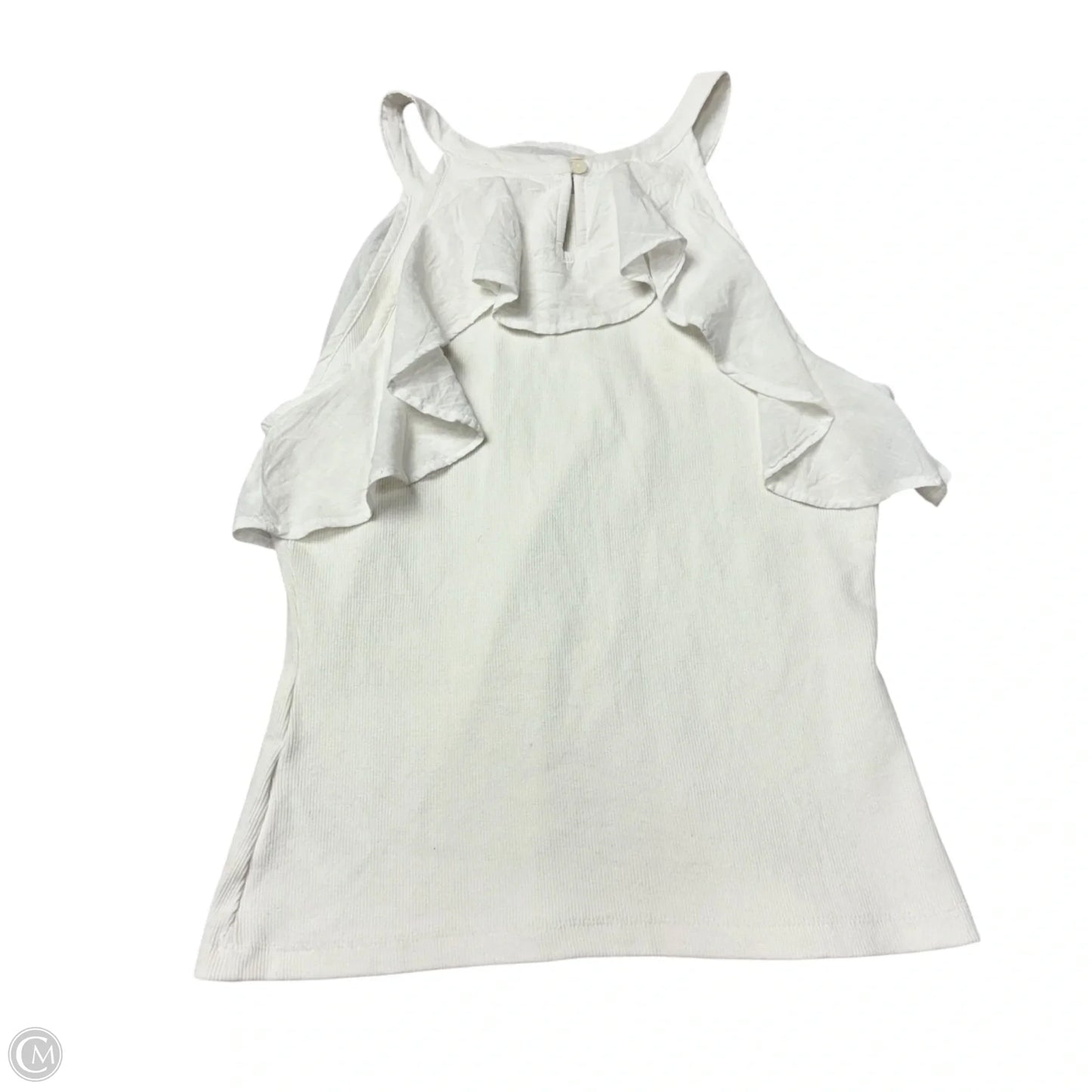 Top Sleeveless By Maeve In White, Size: M