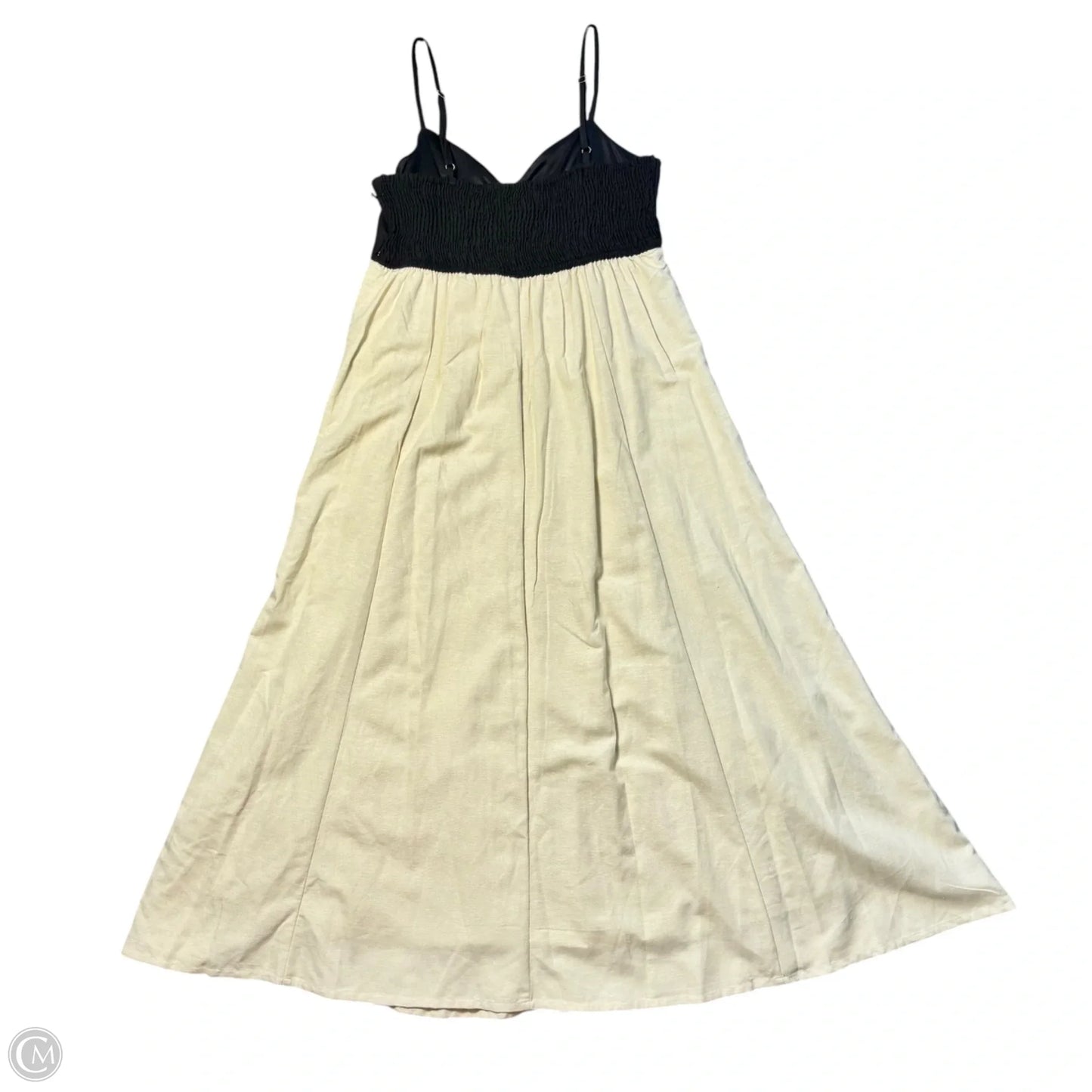 Dress Casual Maxi By Japna In Black & Tan, Size: M