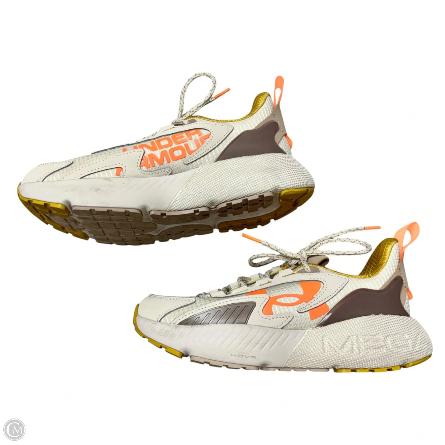 Shoes Athletic By Under Armour In Orange & White, Size: 8.5