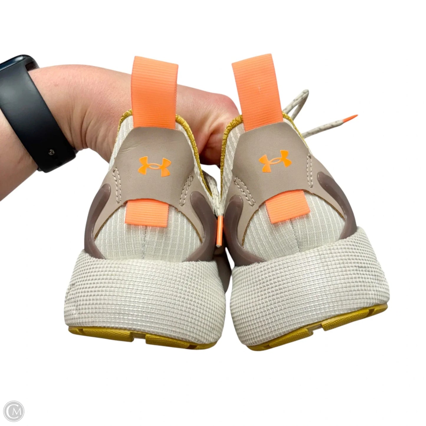 Shoes Athletic By Under Armour In Orange & White, Size: 8.5