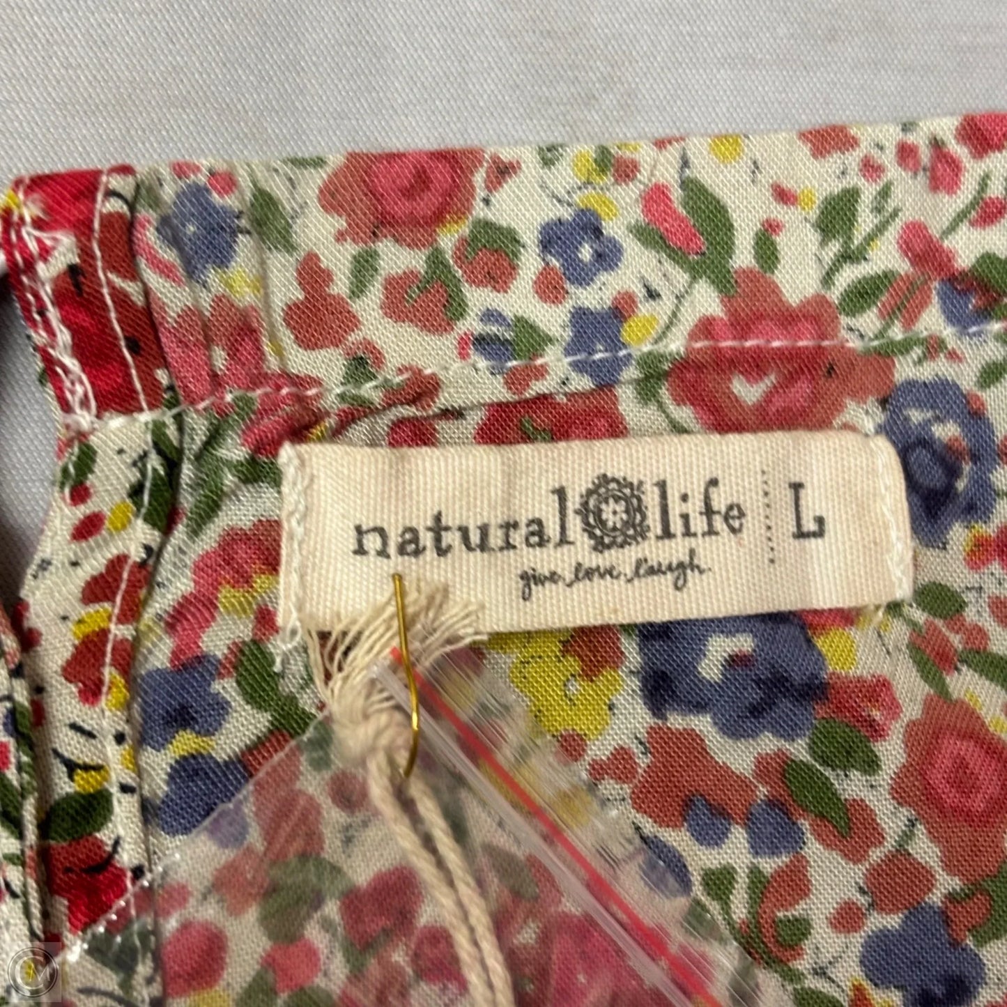 Dress Casual Maxi By Natural Life In Floral Print, Size: L