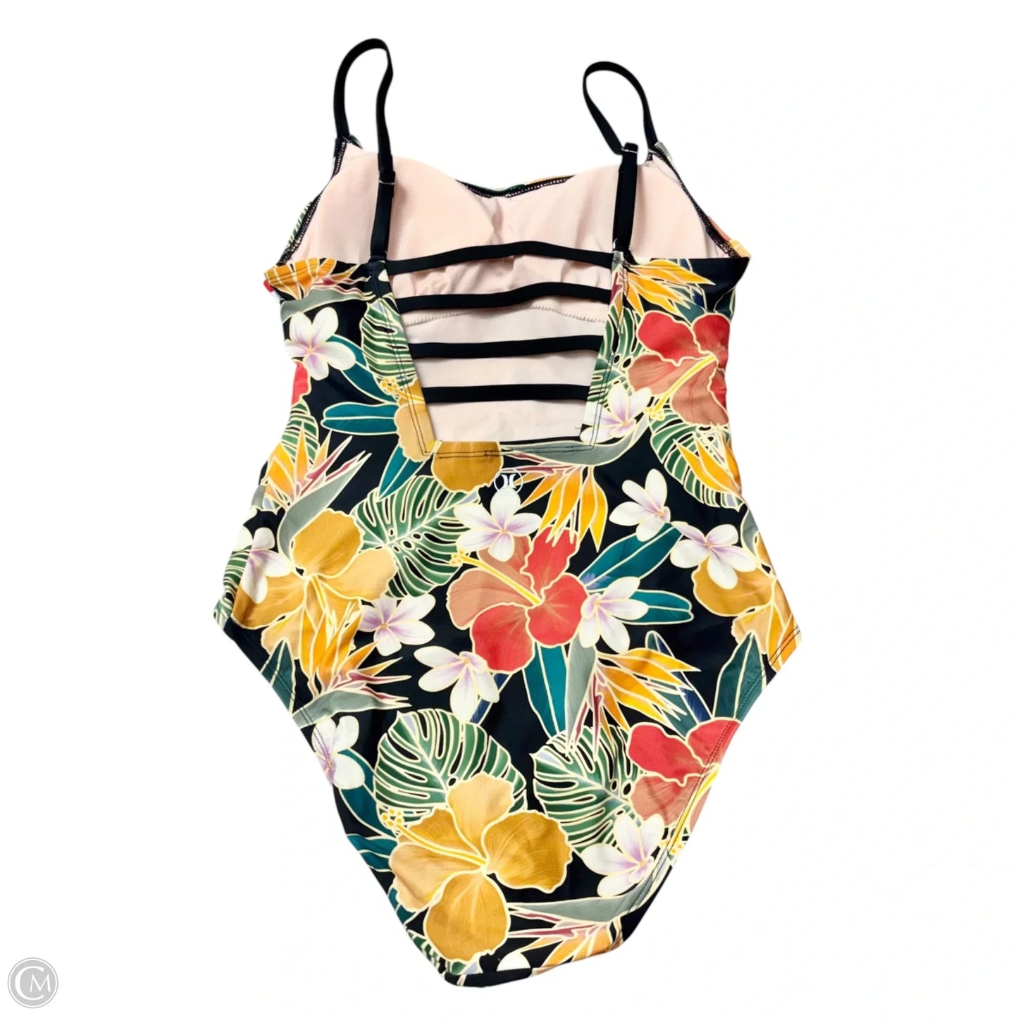 Swimsuit By Hurley In Tropical Print, Size: M