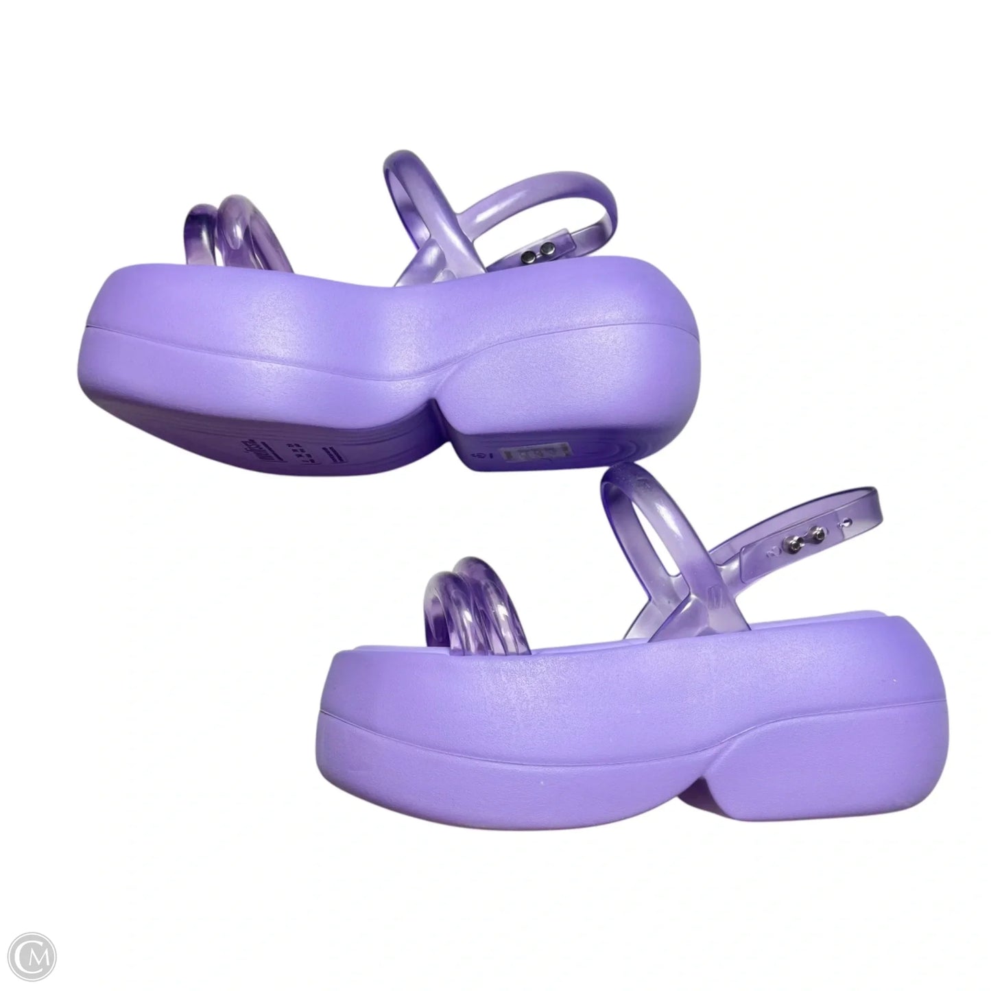 Sandals Heels Platform By Melissa In Purple, Size: 7