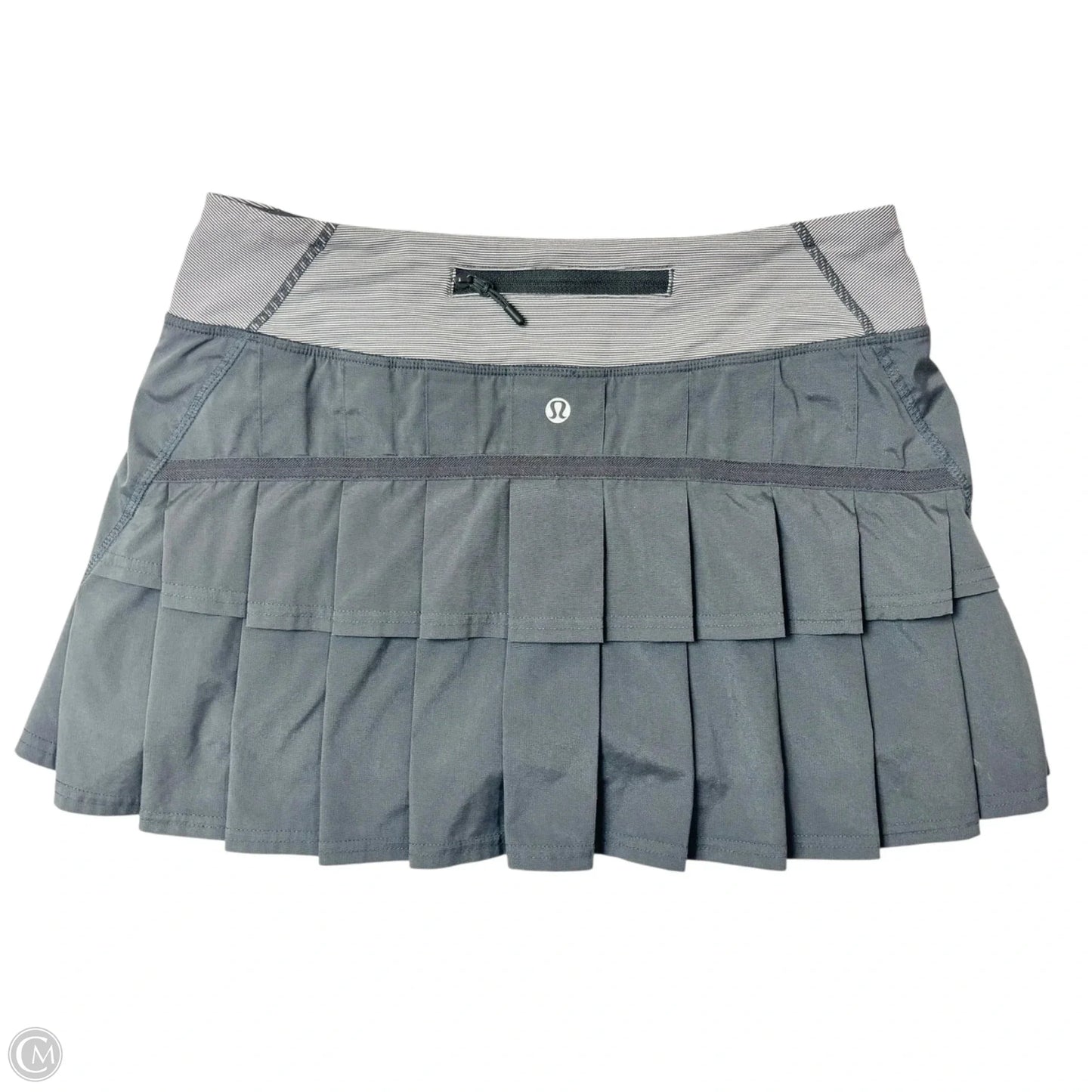 Athletic Skort By Lululemon In Grey, Size: 6