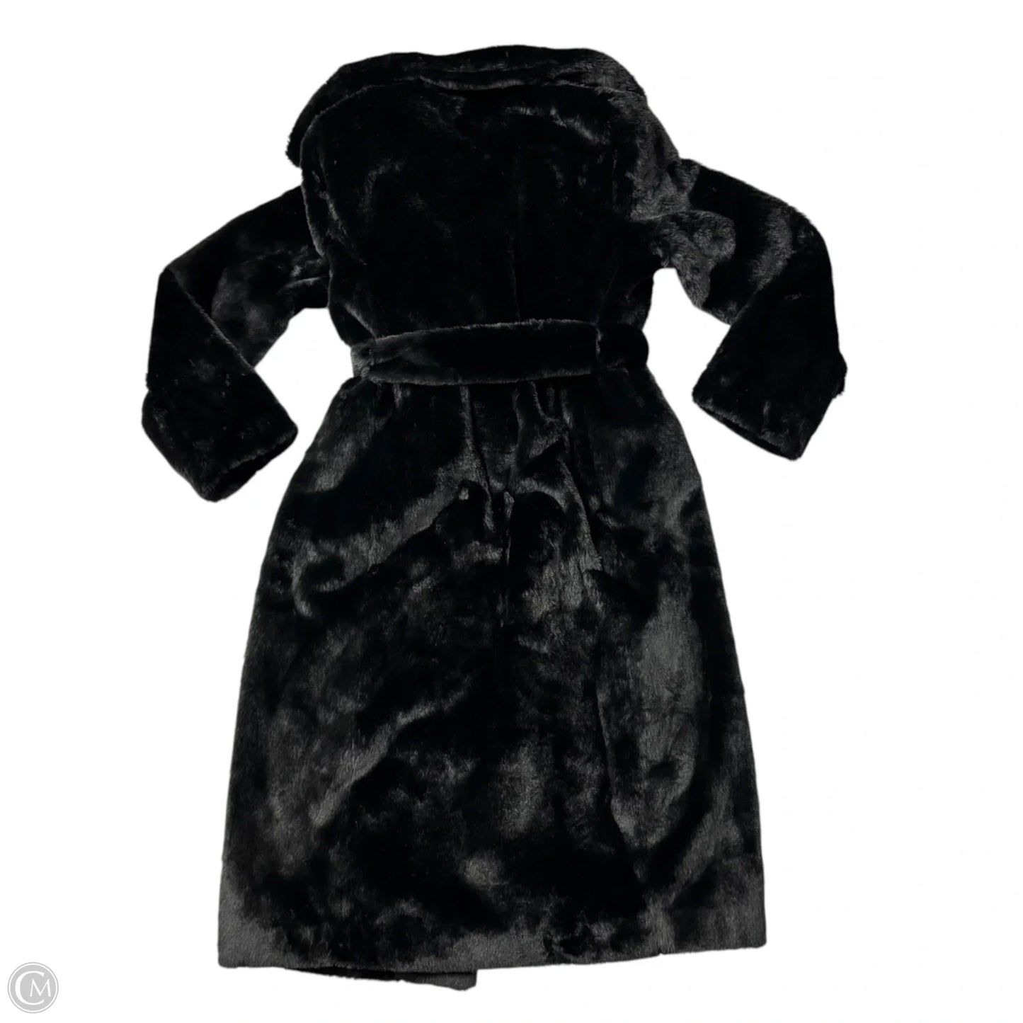 Coat Faux Fur & Sherpa By Express In Black, Size: M