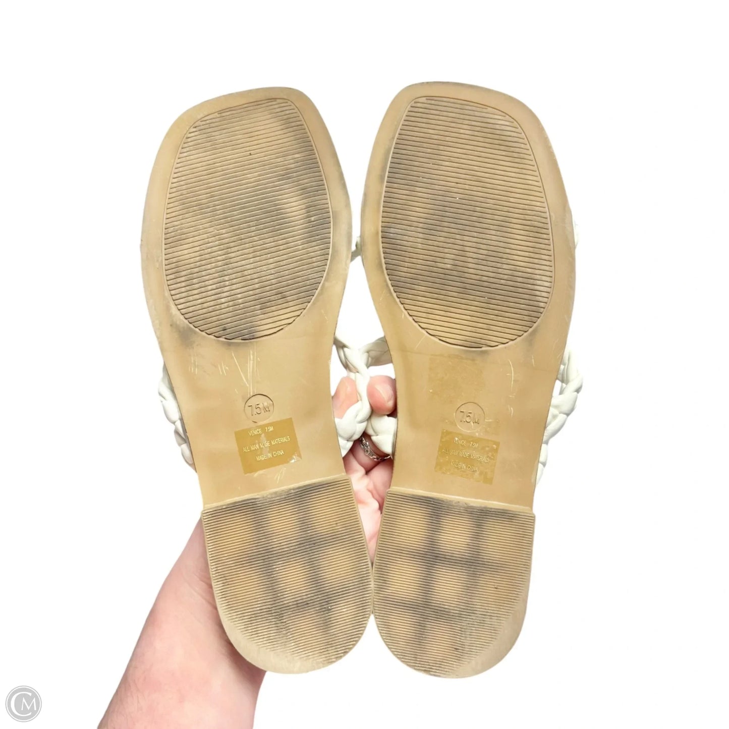 Sandals Flats By Sincerely Jules In White, Size: 7.5