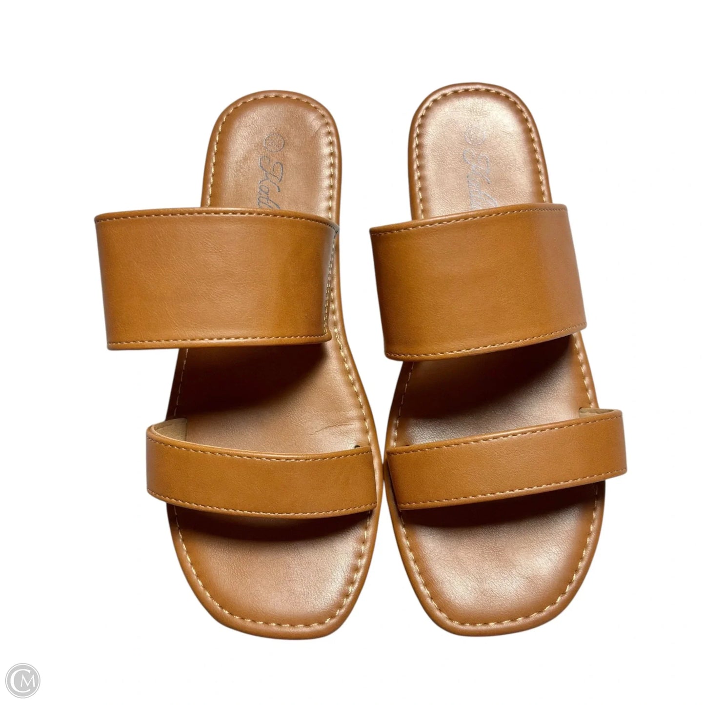 Sandals Flats By Katliu In Brown, Size: 7.5