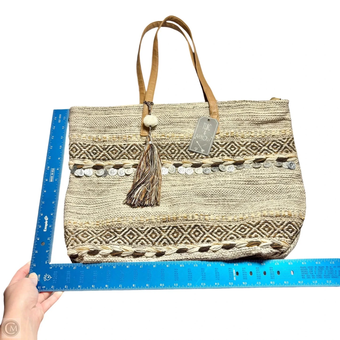 Handbag By Twig & Arrow, Size: Large