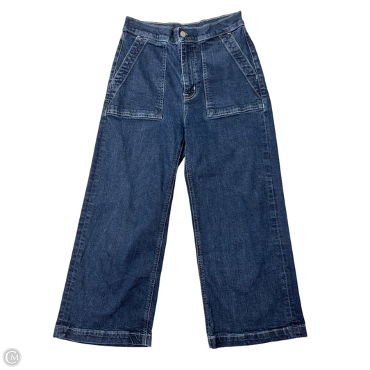 Jeans Wide Leg By J. Crew In Blue Denim, Size: 2