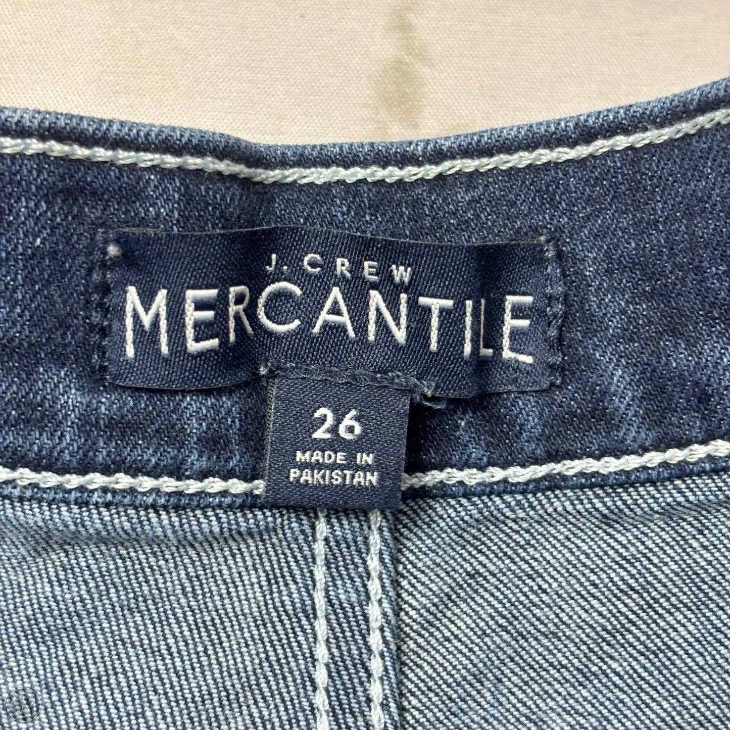 Jeans Wide Leg By J. Crew In Blue Denim, Size: 26