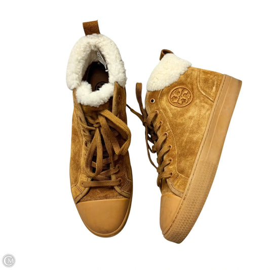 Boots Designer By Tory Burch In Brown, Size: 8