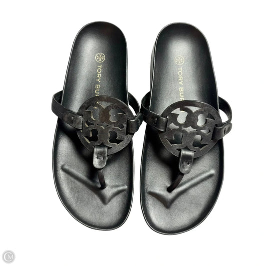Sandals Designer By Tory Burch In Black, Size: 9