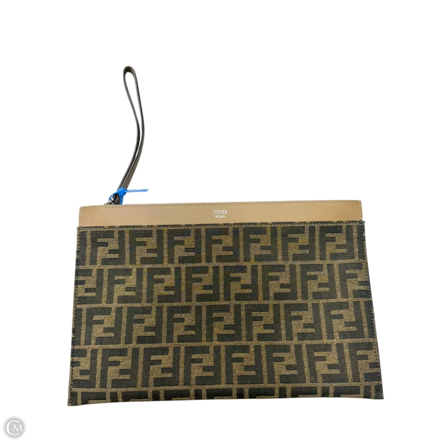 Wristlet Luxury Designer By Fendi, Size: Medium