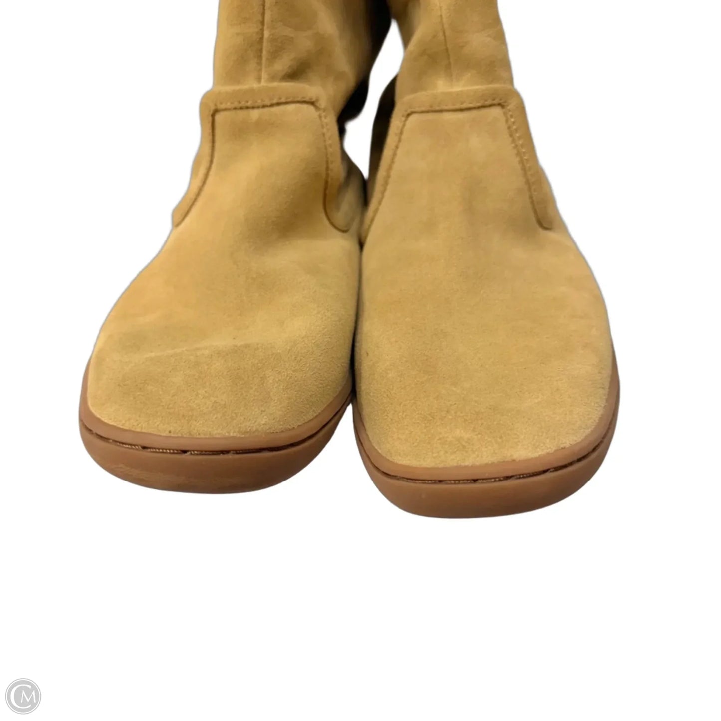 Boots Designer By Coach In Tan, Size: 9