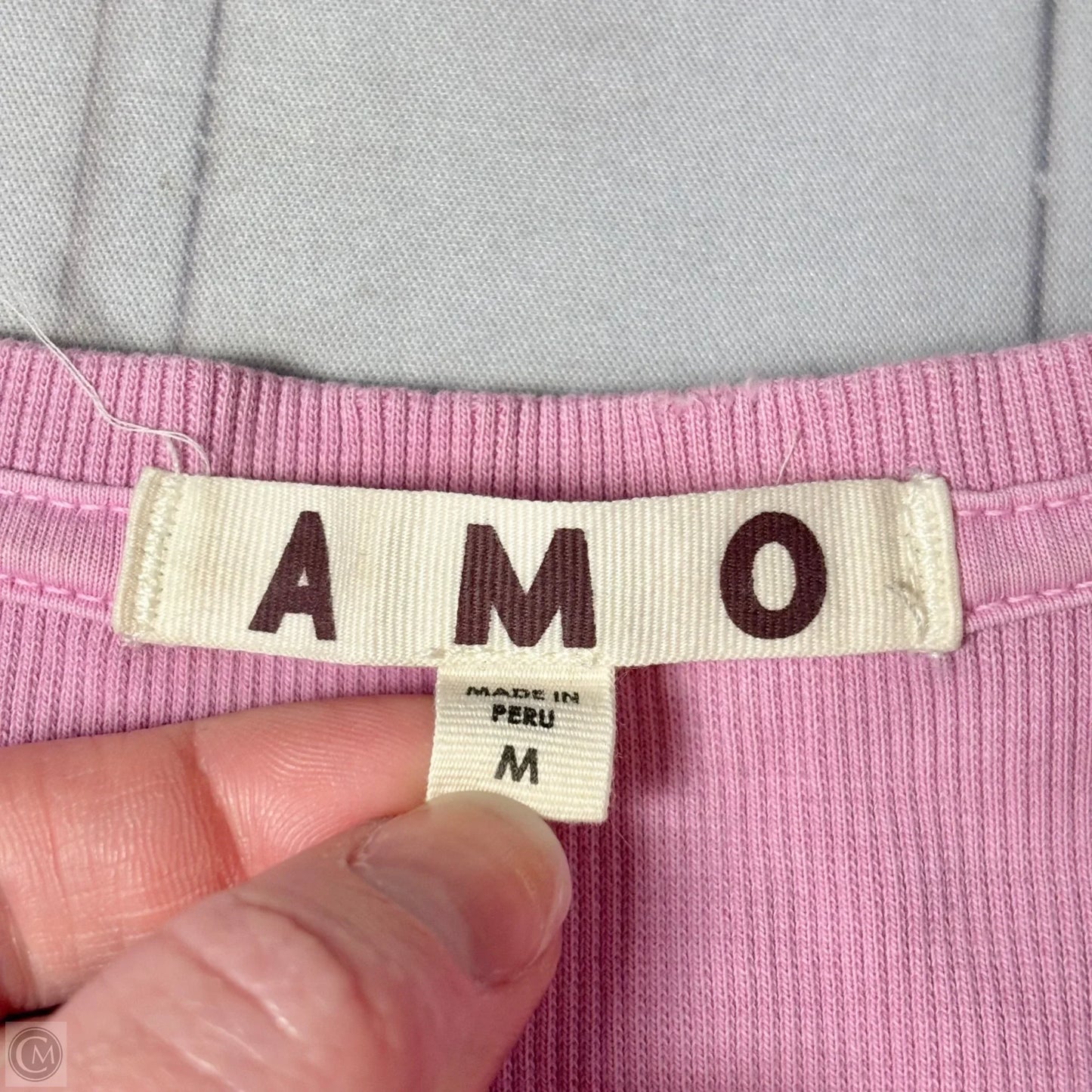 Top Long Sleeve By Amo In Pink, Size: M