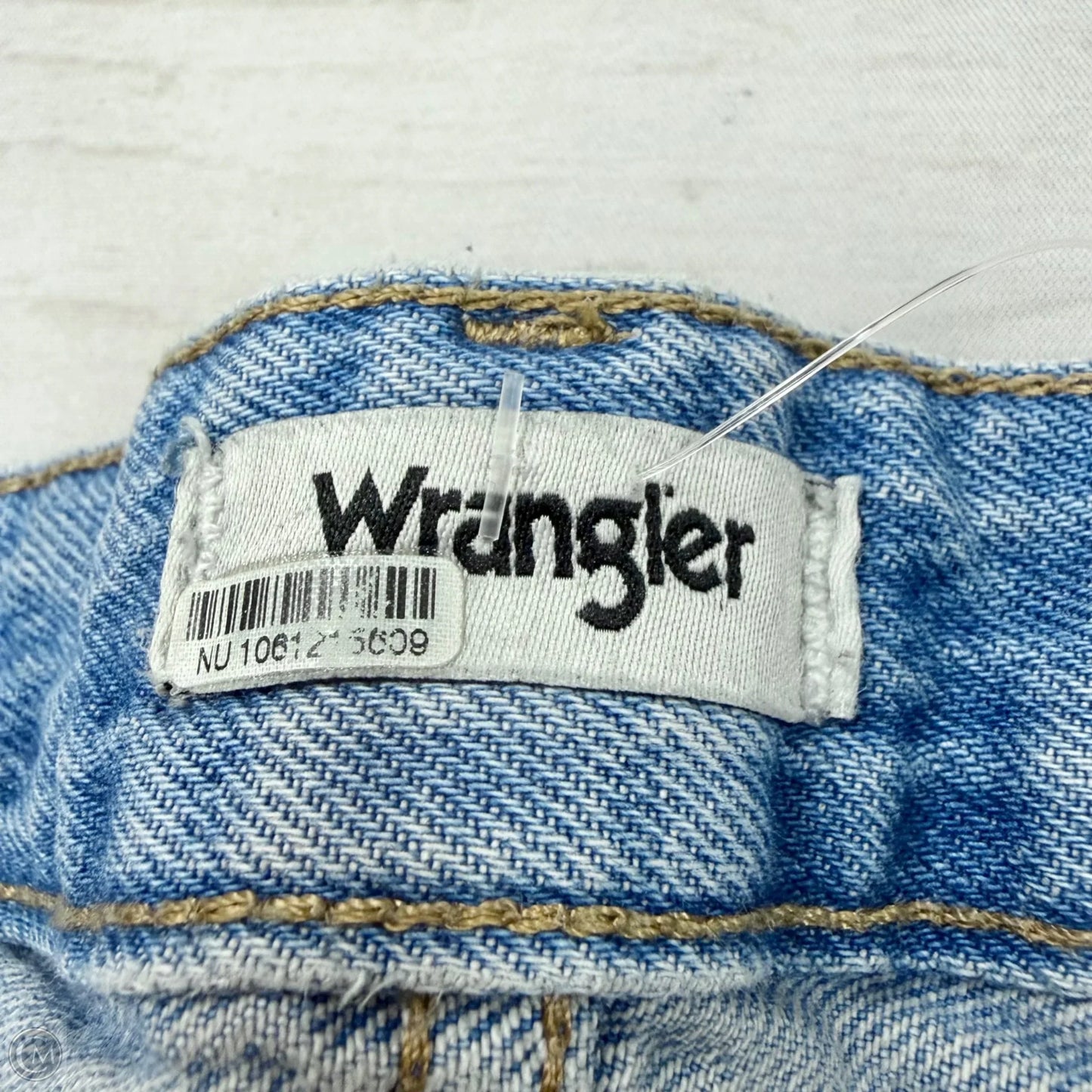 Jeans Wide Leg By Wrangler In Blue Denim, Size: 10