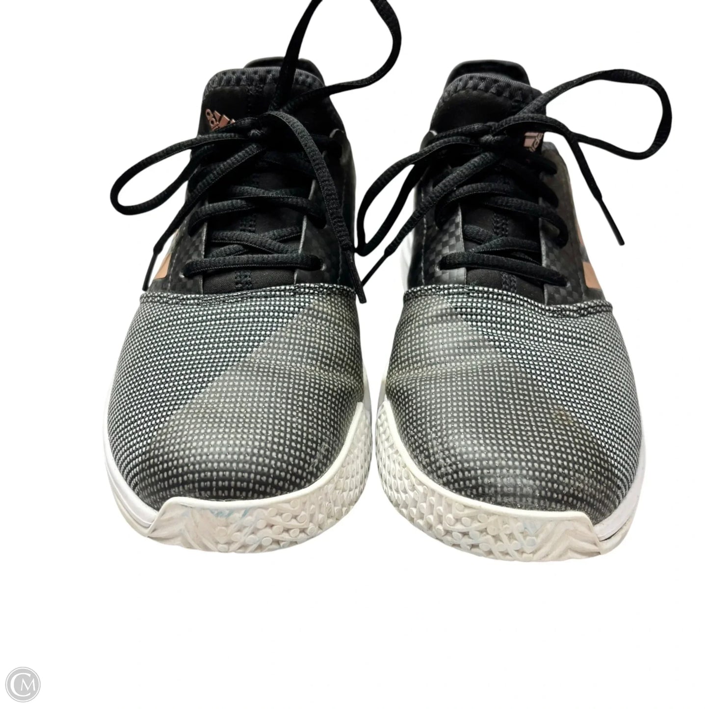 Shoes Athletic By Adidas In Black & Pink, Size: 7