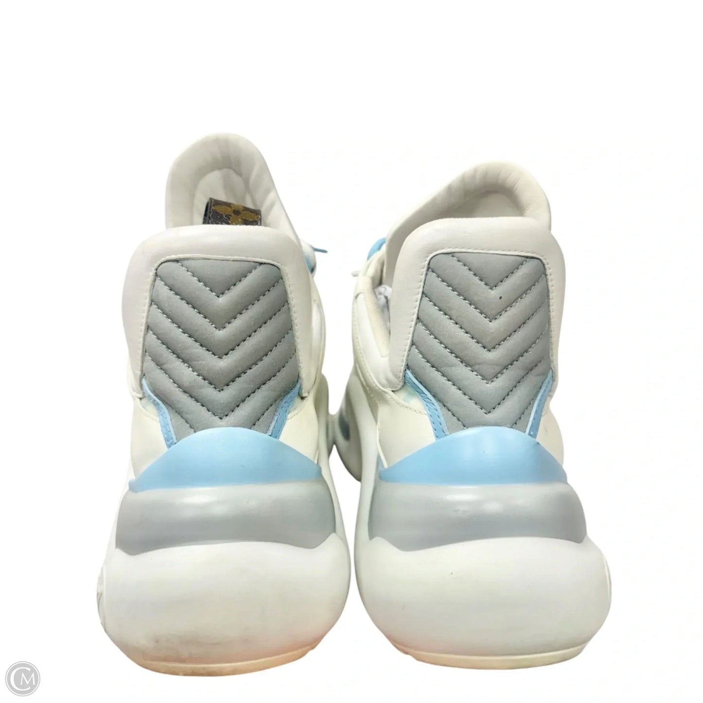 Shoes Luxury Designer By Louis Vuitton In Blue & Orange, Size: 6.5