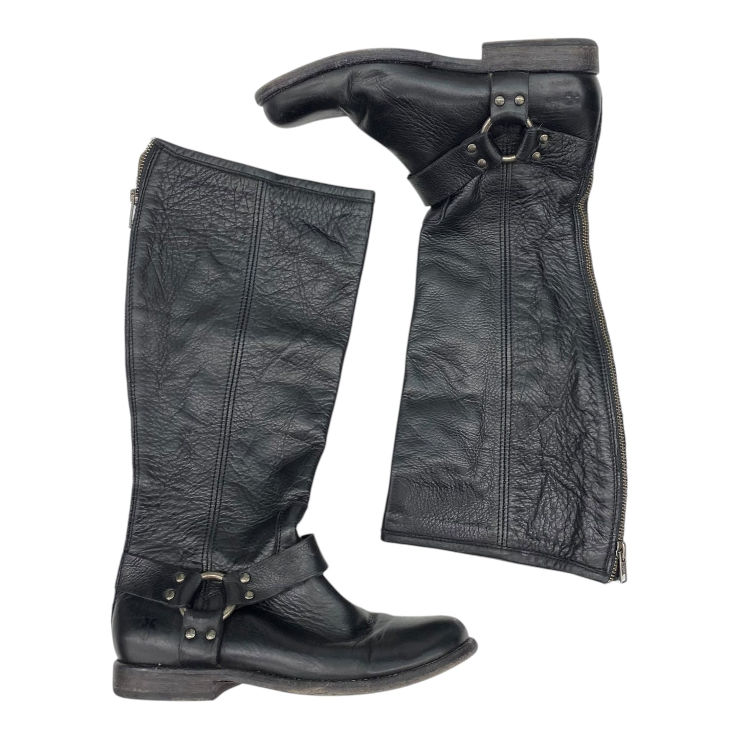 Boots Designer By Frye In Black, Size:7