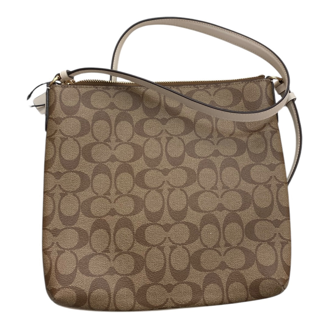 Handbag Designer By Coach In Cream, Size:Medium