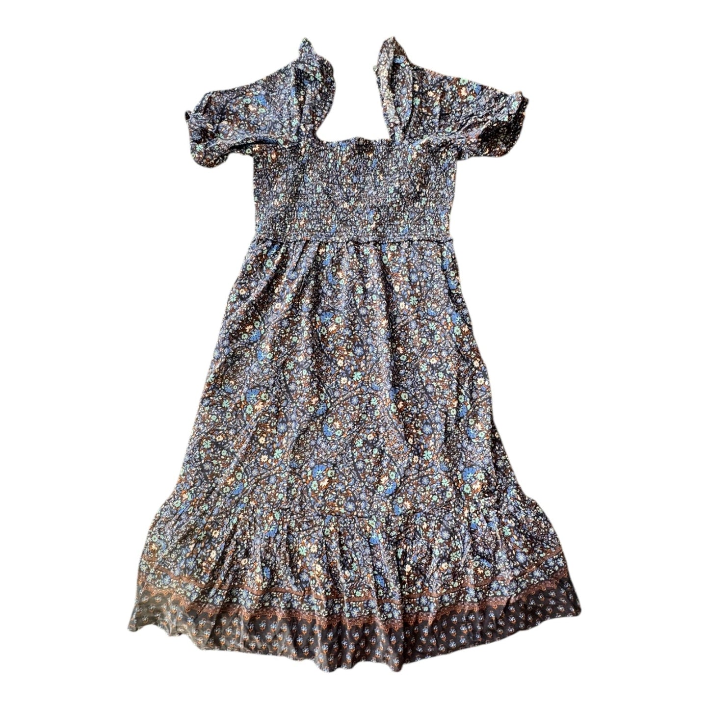 Dress Casual Maxi By Vineyard Vines In Multi, Size:L