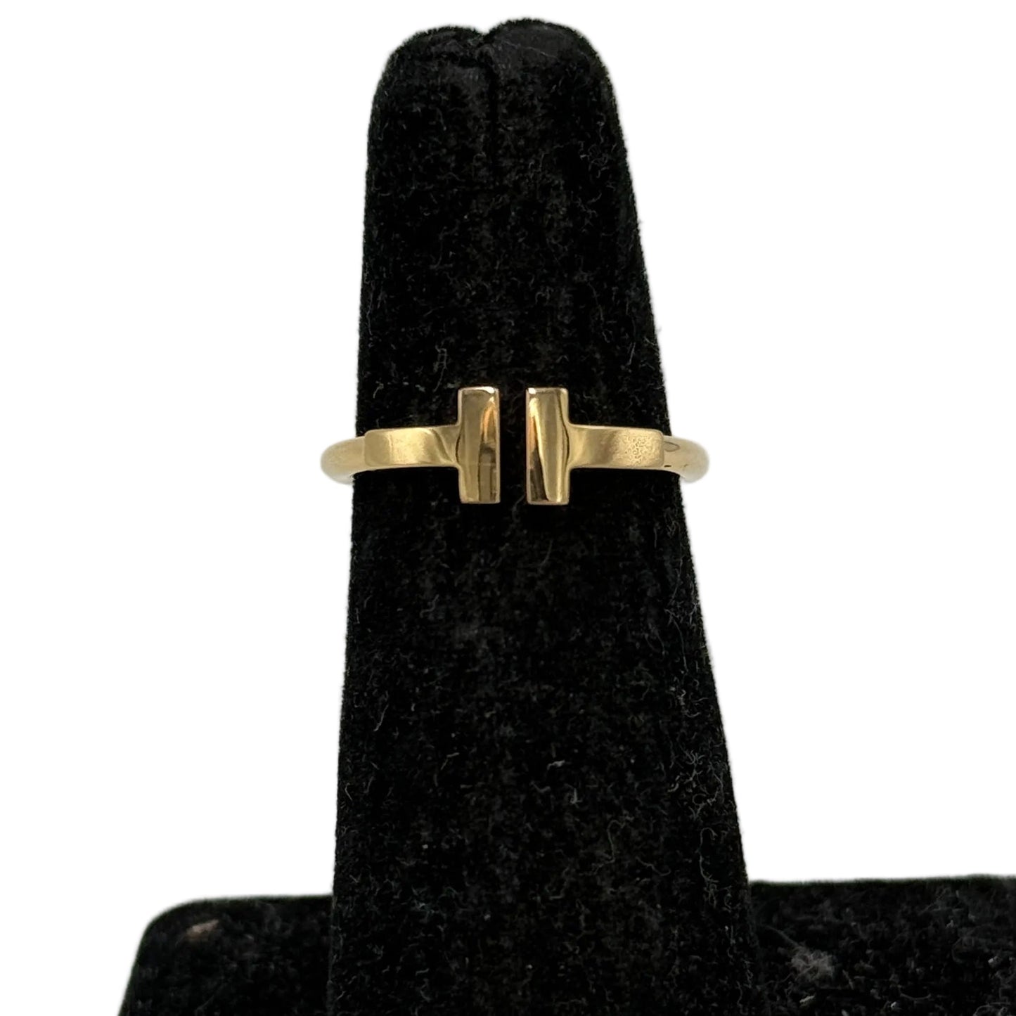 Tiffany & Company T Wire Luxury Ring in 18k Gold Size: 6
