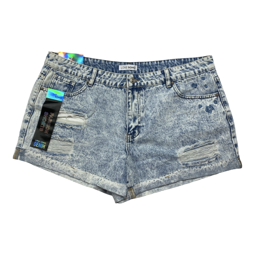 Shorts By Cmc In Blue Denim, Size:14
