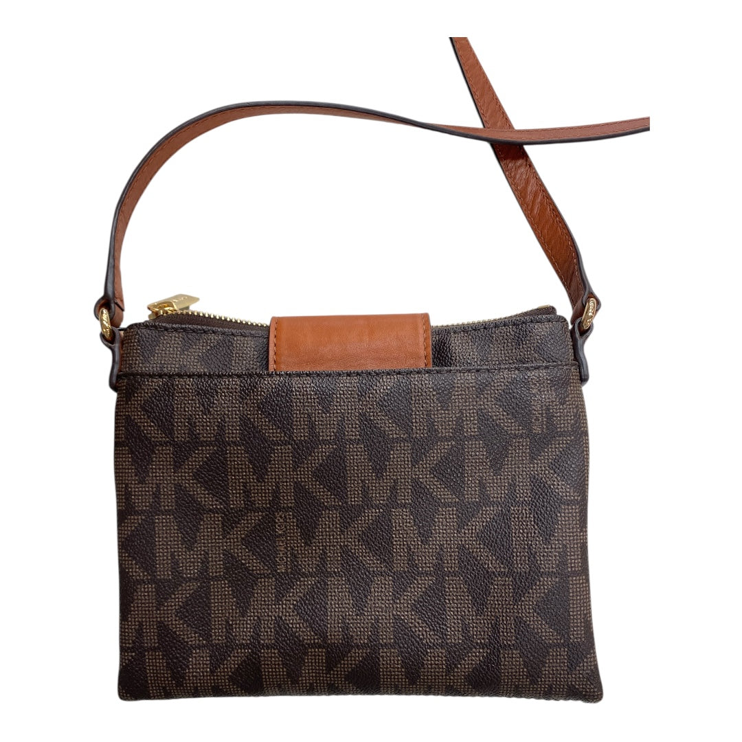 Handbag Designer By Michael Kors In Brown, Size:Small