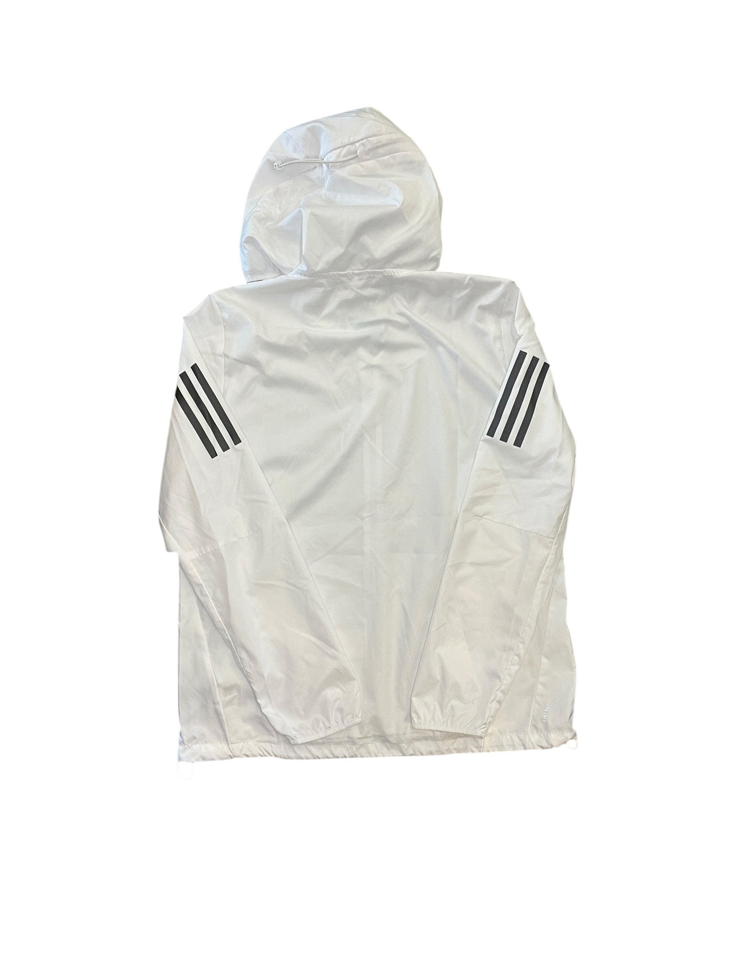 Athletic Jacket By Adidas In White, Size:M