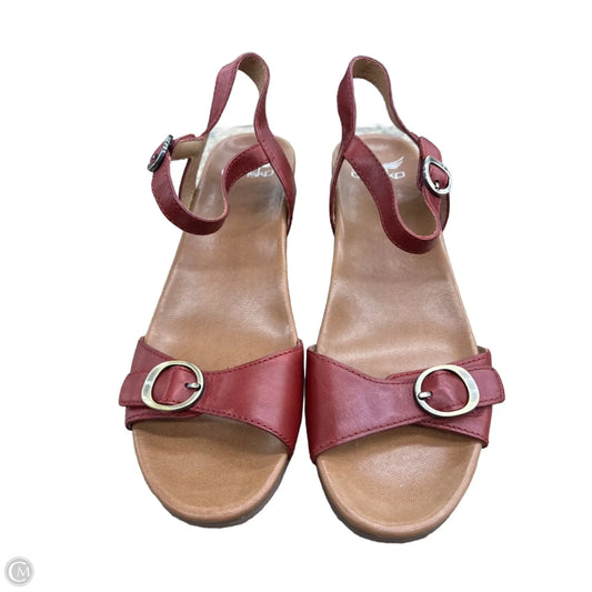 Sandals Flats By Dansko In Red, Size: 8