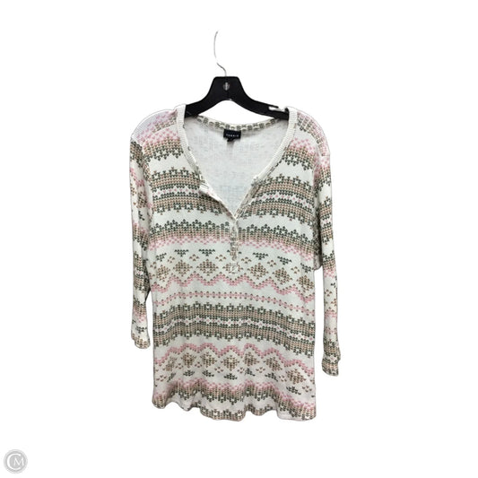 Top Long Sleeve By Torrid In Multi-colored, Size: 1x