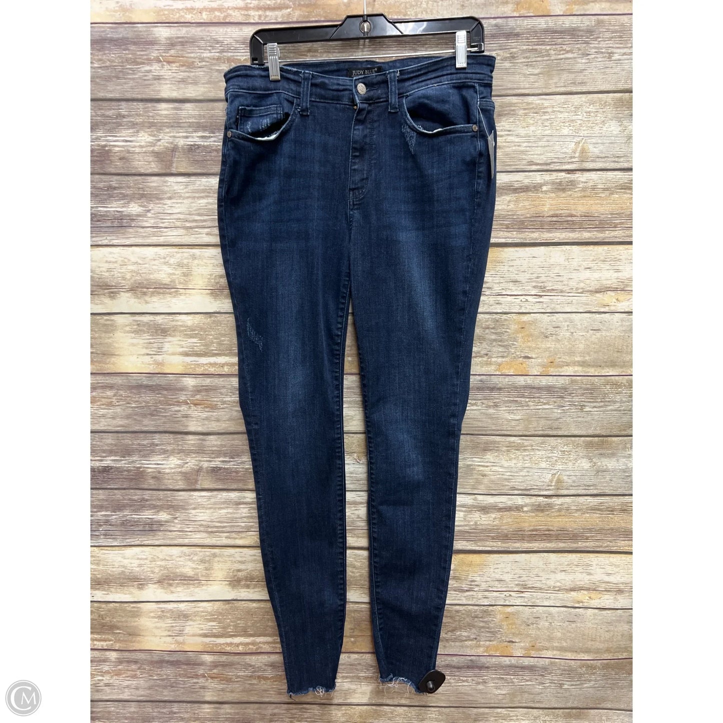 Jeans Skinny By Judy Blue In Blue Denim, Size: 10