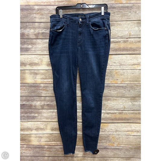 Jeans Skinny By Judy Blue In Blue Denim, Size: 10