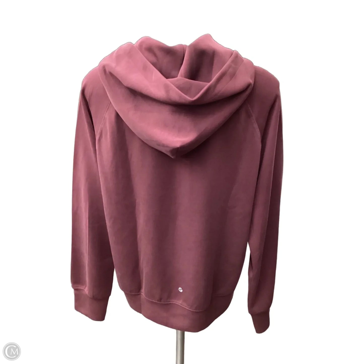 Sweatshirt Hoodie By Clothes Mentor In Maroon, Size: L
